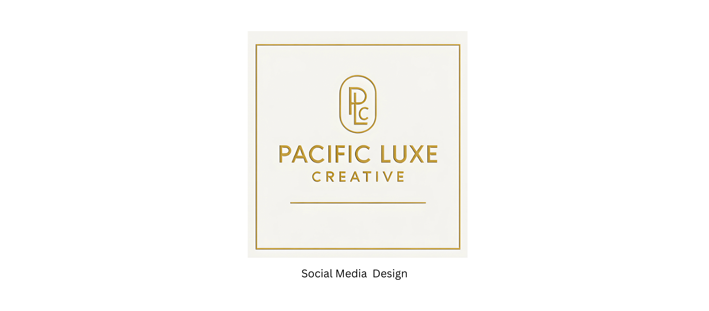 Pacific Luxe Creative logo on a white background
