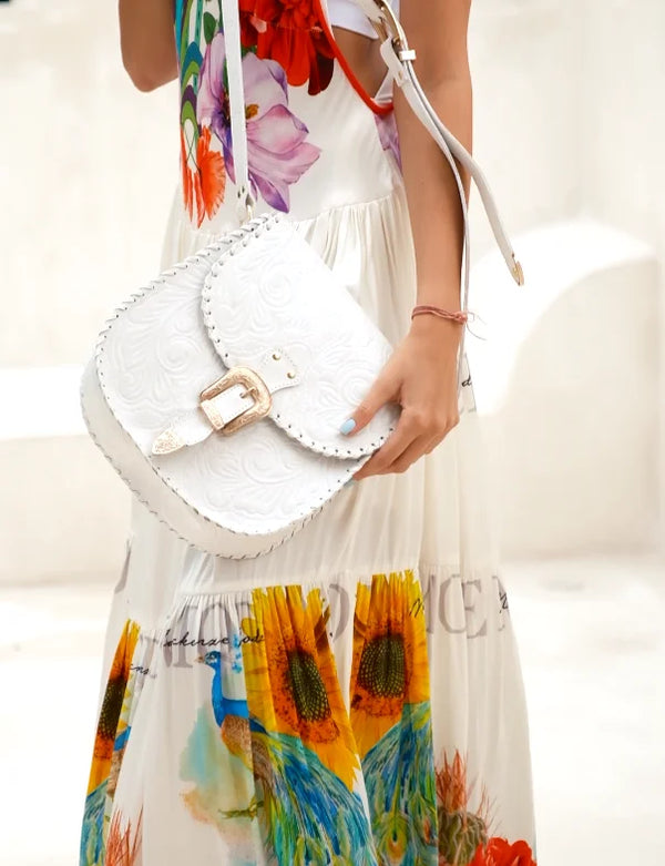 Creative fashion photography by Pacific Luxe Creative with a model posing in soft tropical light and serene island luxury ambiance.