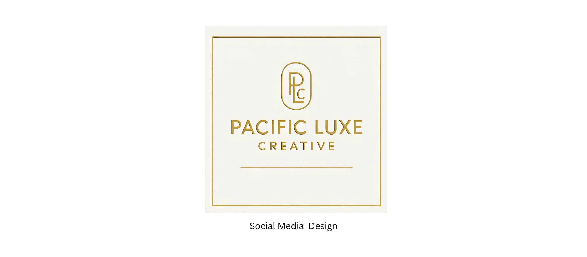 Pacific Luxe Creative logo on a white background